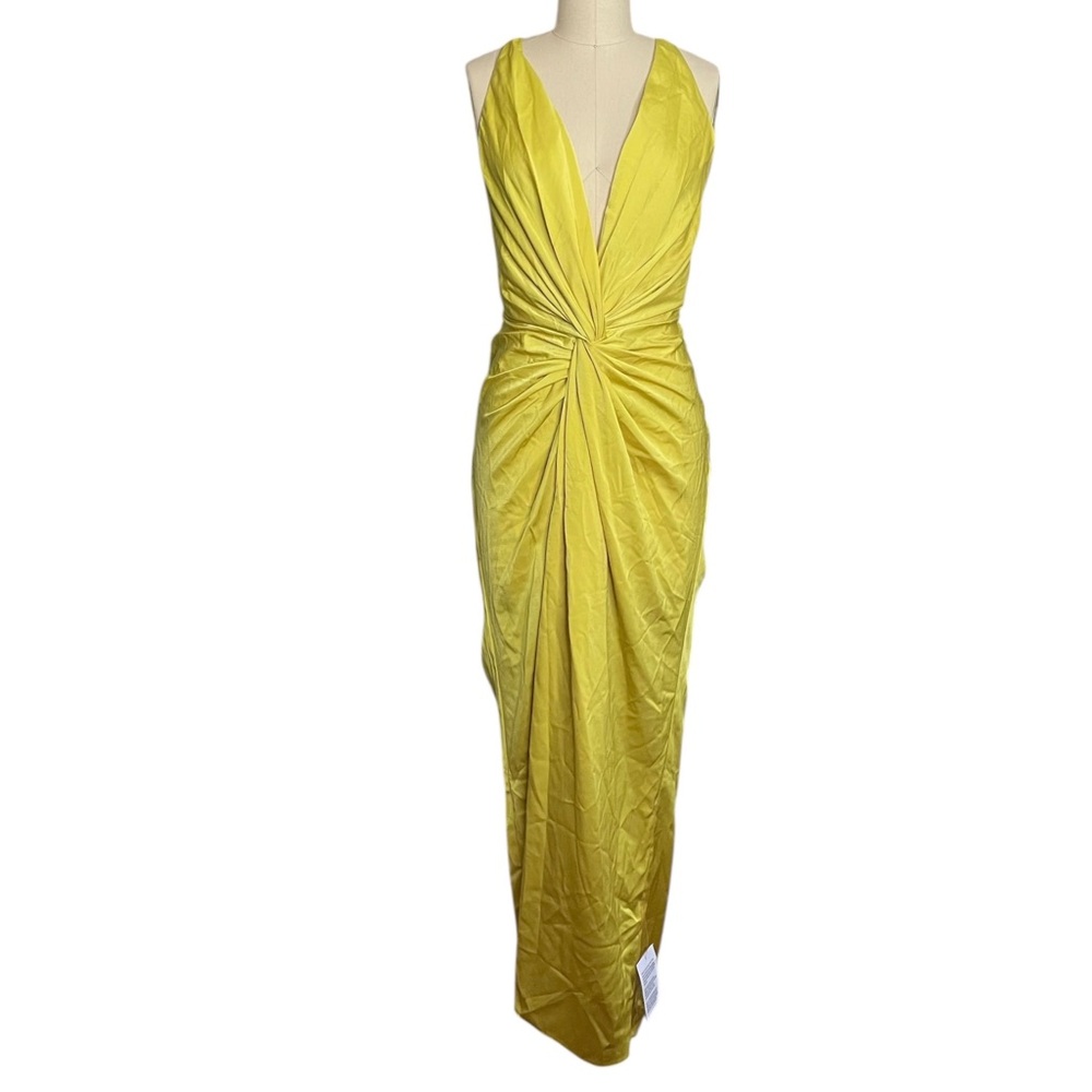 ASOS_Chic Backless & Slit Lime Dress_8